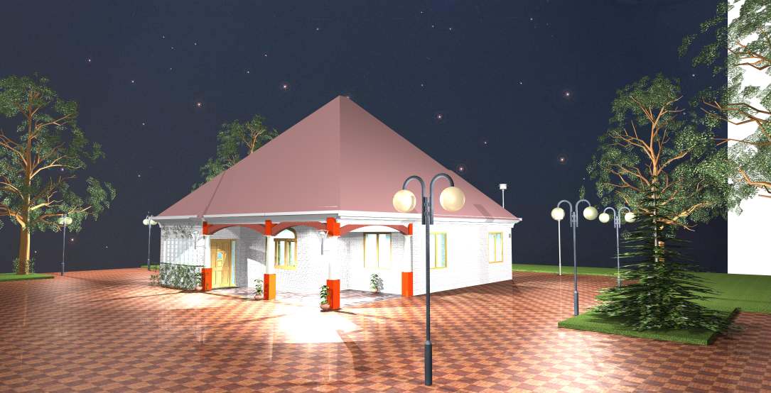 A bungalow designed by Austino Technology Ltd
