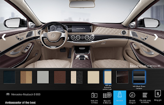 Màu Nội thất ốp gỗ Designo màu Đen Piano Mercedes Maybach S650 2018 Nội thất Mercedes Maybach S650 2018 màu Vàng Silk (975)