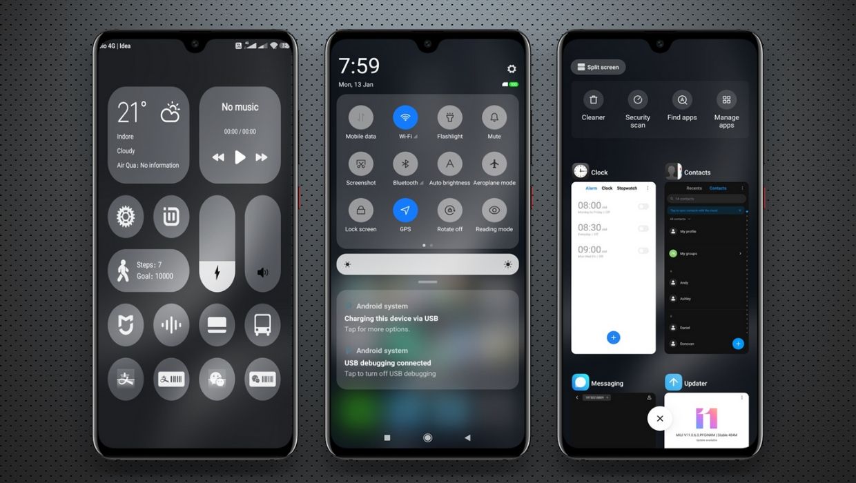Hope MIUI 11 Theme for Dark iOS Experience