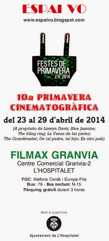 TOTA LA PROGRAMACIÓ DE LA 10a PRIMAVERA CINEMATOGRÀFICA