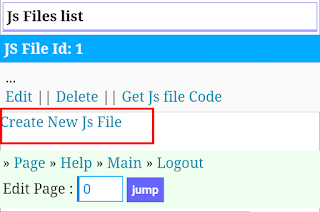 Create New Js Create New Js