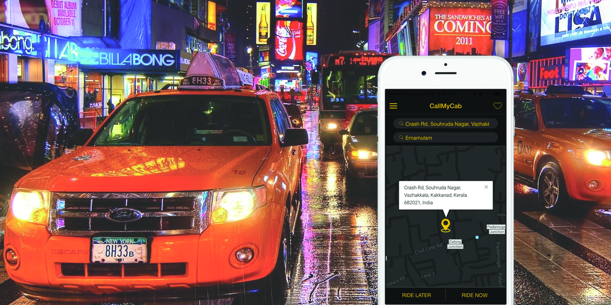 taxi app development