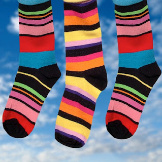 Odd socks for Down's Syndrome Day