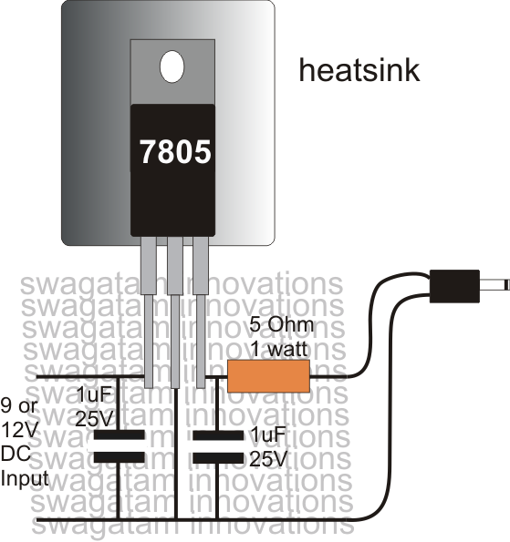 Simple Mobile Charger Circuit Diagram