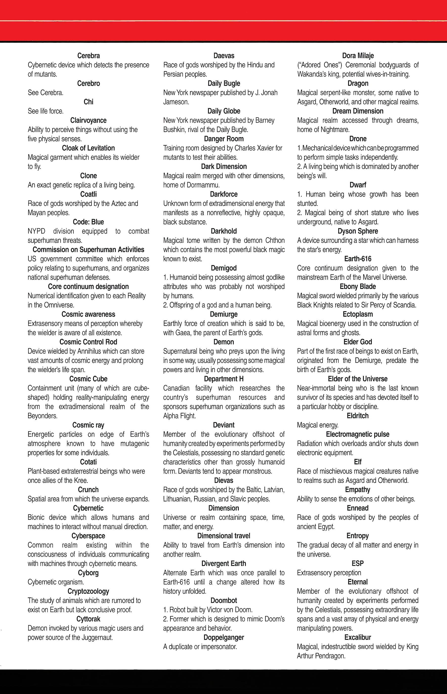 Read online Official Handbook of the Marvel Universe A to Z comic -  Issue # TPB 1 (Part 2) - 137