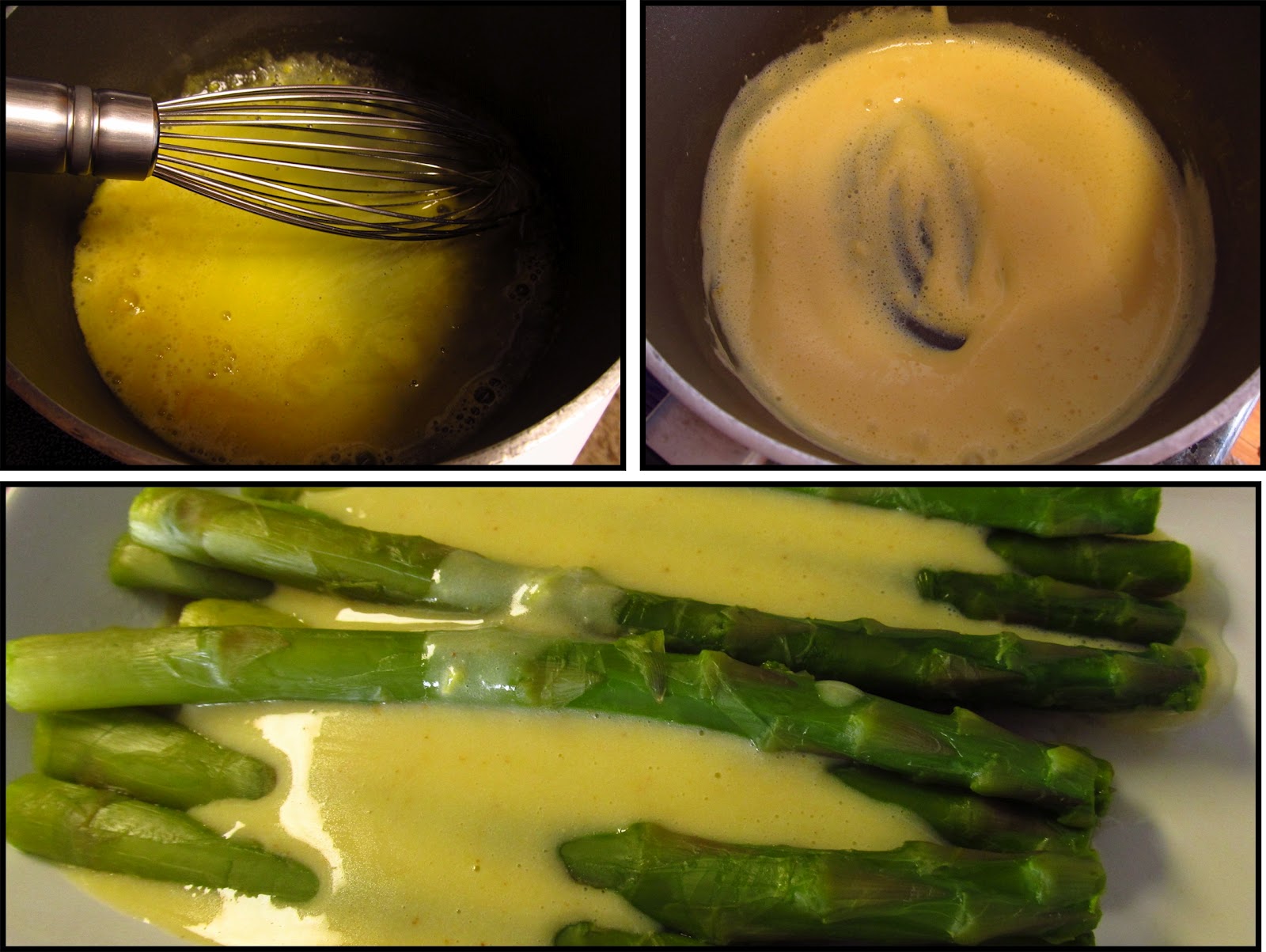 MOMS CRAZY COOKING Asparagus with Hollandaise Sauce