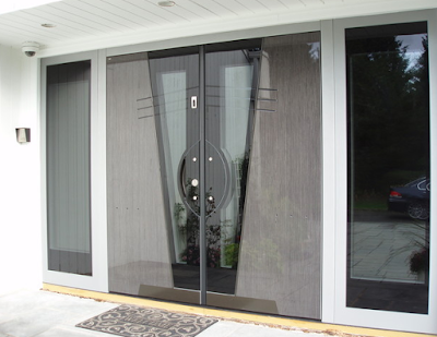 desain pintu utama minimalis modern terbaru