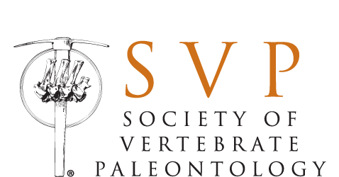 Society org. SVP logo. New York paleontological Society. Dr. Douglas a. Lawson, a vertebrate paleontologist.