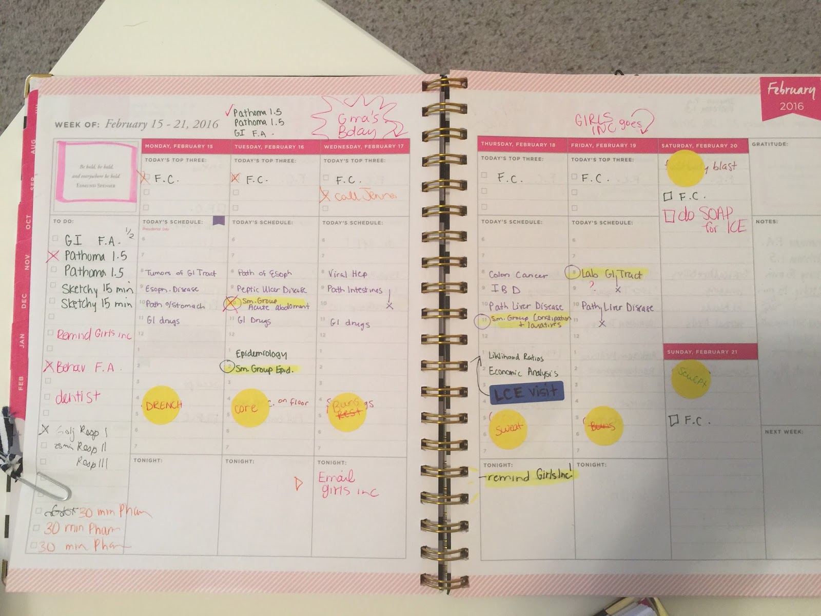 In a lab coat daydesigner for medical school