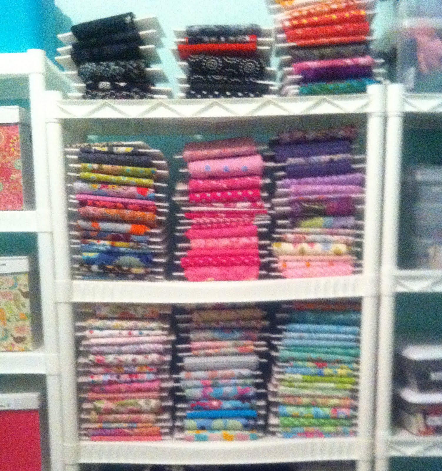 Kristin is Sew Crazy!!! Fabric Organization Madness!