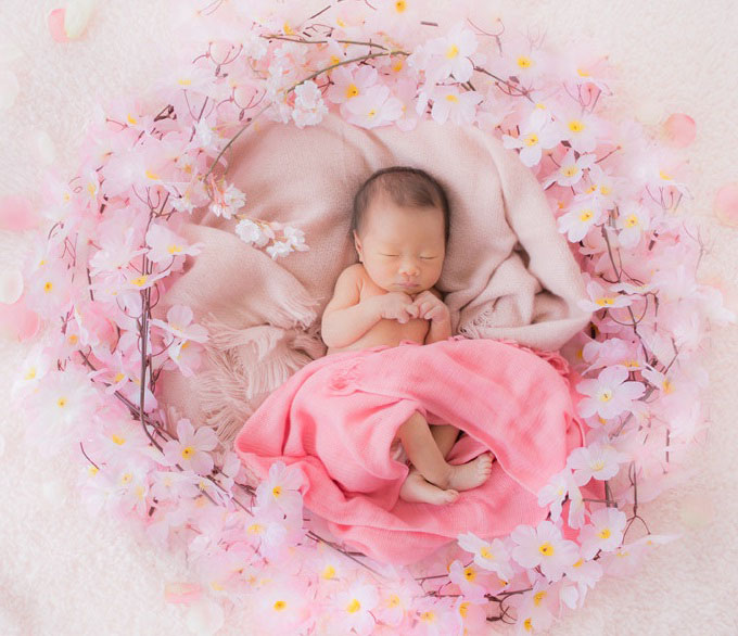 SatoruChoi Newborn Photography 你比花花更美 You are more beautiful than flowers