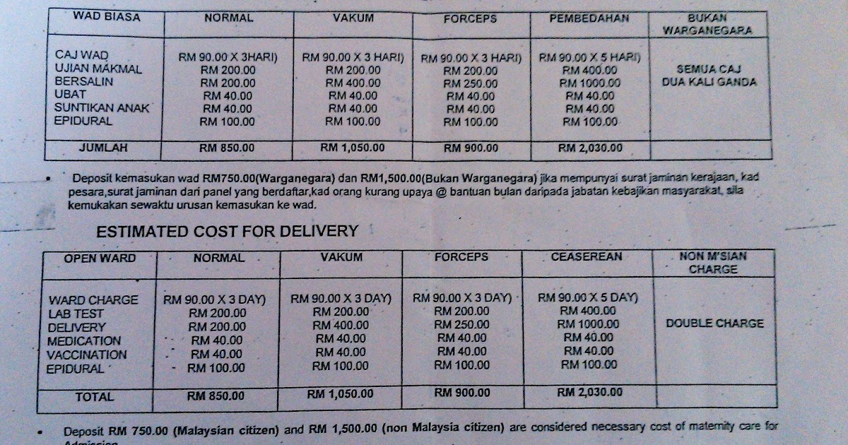 jaminan kerajaan surat di mamalinablog   bersalin HUKM Pengalaman