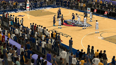 NBA 2K13 New Orleans Pelicans Arena Court Patch