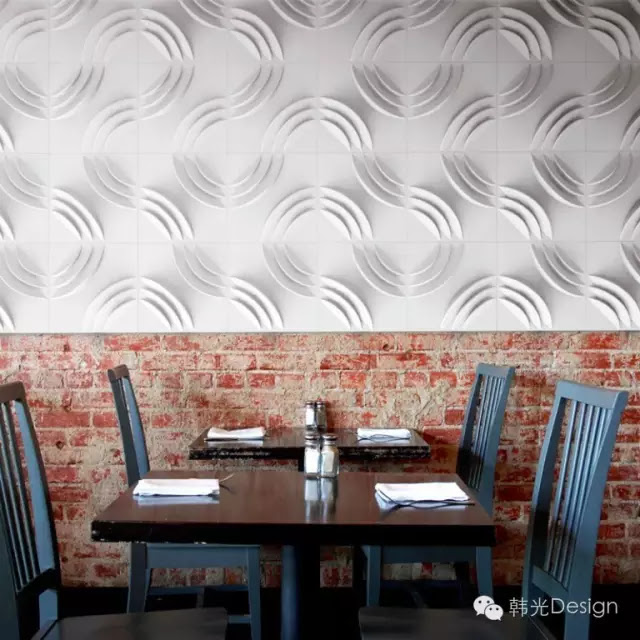 Mio Culture工作室設計的Ripple Paper Forms（波紋紙樣式）牆磚。