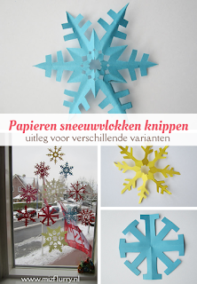 Uitleg papieren sneeuwvlokken knippen