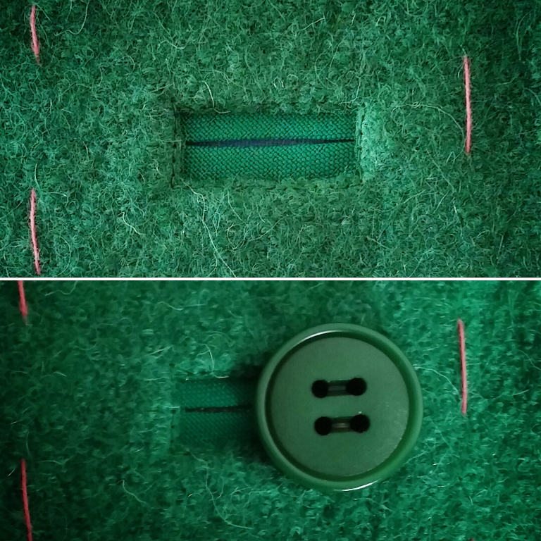 Couture et Tricot How to make faced bound buttonholes Como fazer