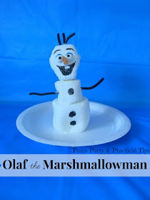 How to make an Olaf the Marshmallowman 