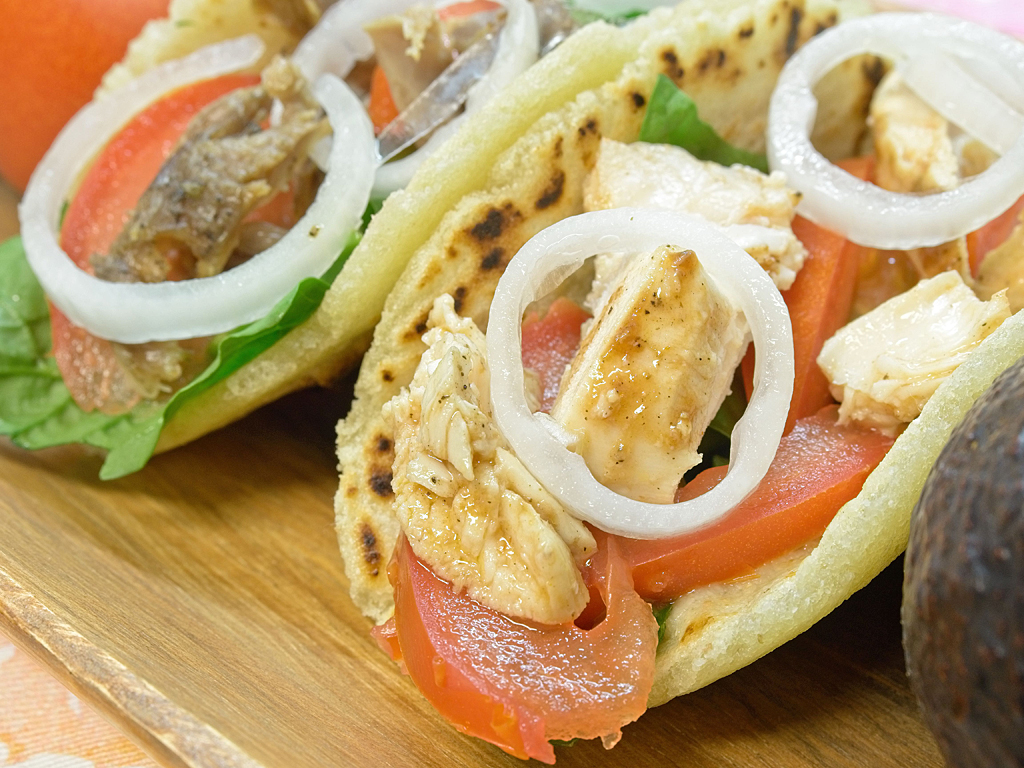 Tacos de pollo caseros
