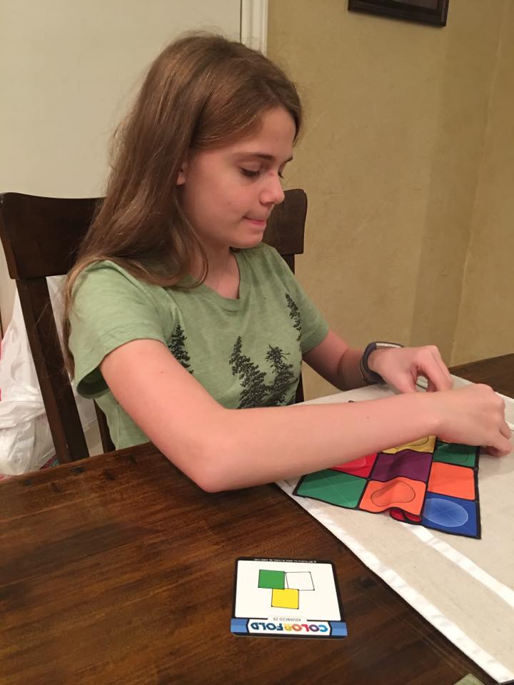 Homeschool Happenings: Color Fold Logic Puzzle