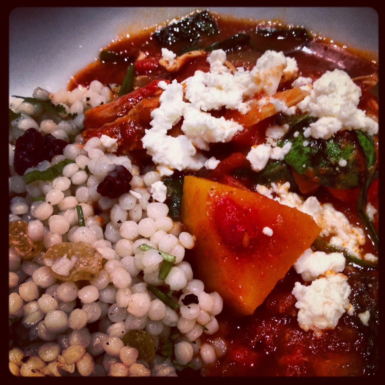 clean & simple Chicken Tagine with Fruity Couscous