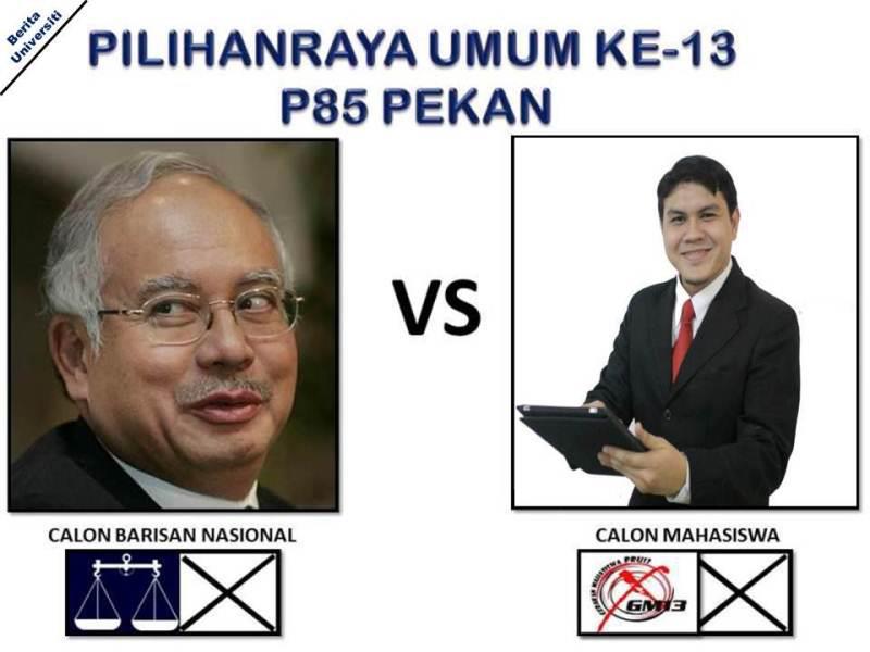 PRU-13 : Datuk Seri Najib Razak Bakal Berdepan Calon 