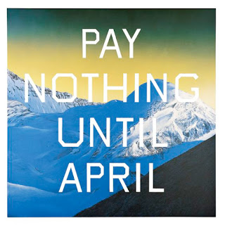 Ed Ruscha Pay Nothing Until April