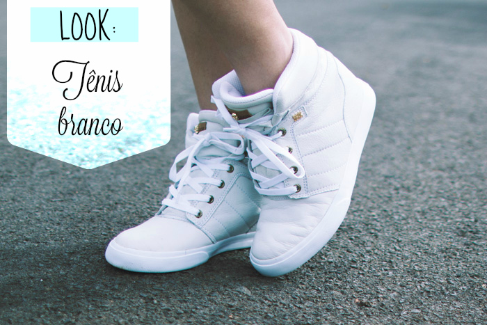 tenis branco lindo