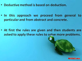 deductive method mathematics methods teaching