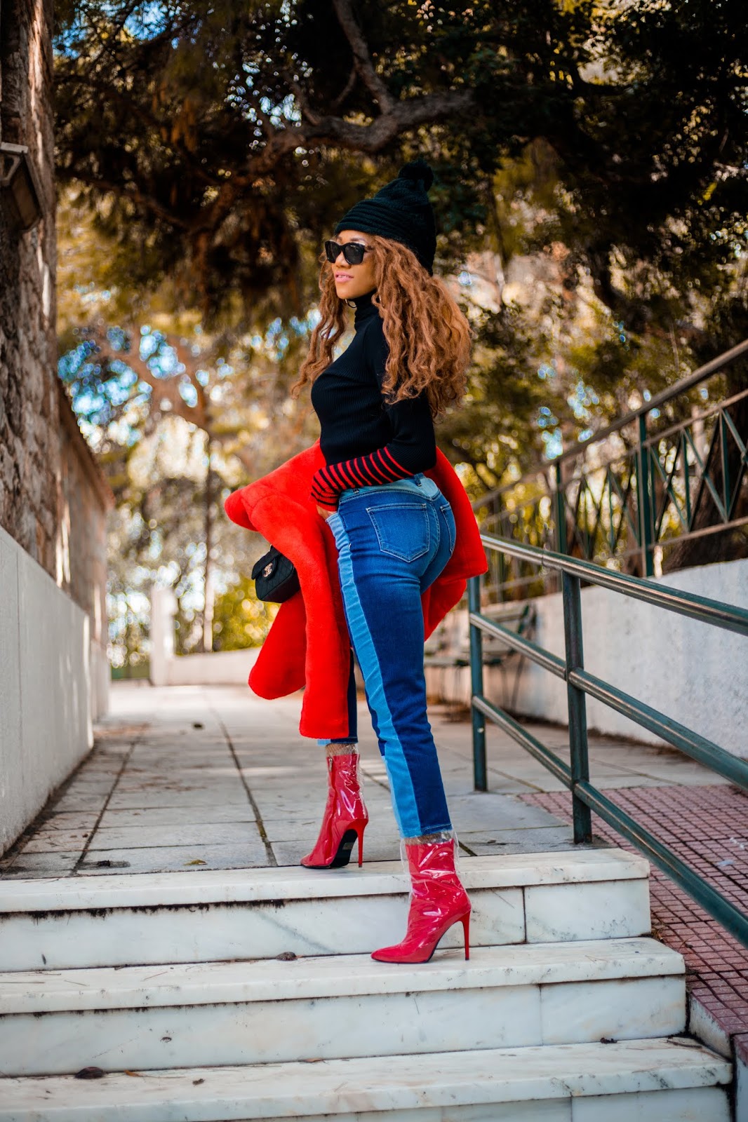 fashion nova denim boots