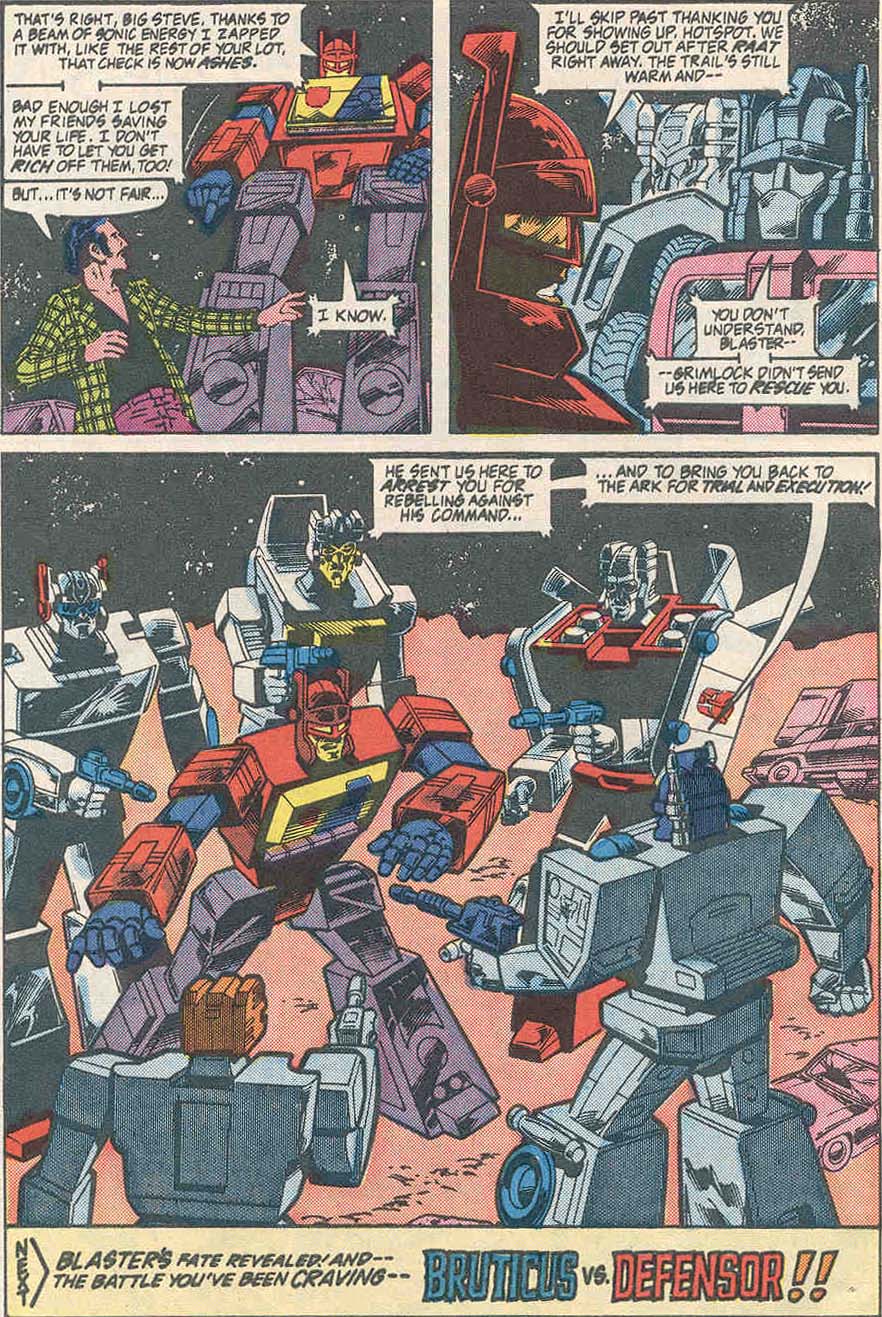 Read online The Transformers (1984) comic -  Issue #32 - 23