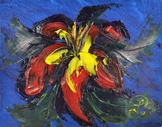 http://www.ebay.com/itm/Tropical-Bloom-Impasto-Oil-Painting-Paper-Contemporary-Artist-France-2000-Now-/291764661744?ssPageName=STRK:MESE:IT