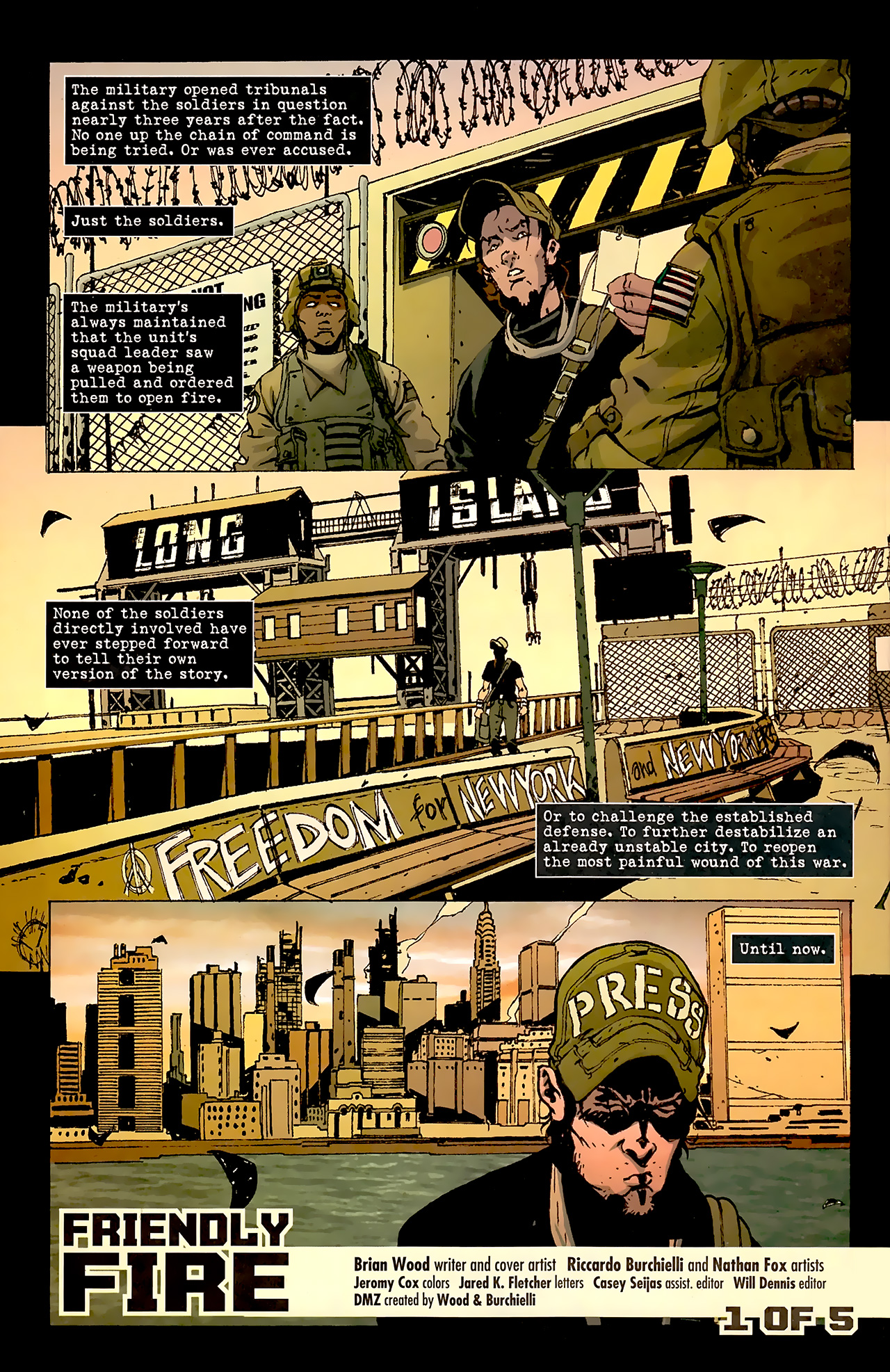 Read online DMZ (2006) comic -  Issue #18 - 24