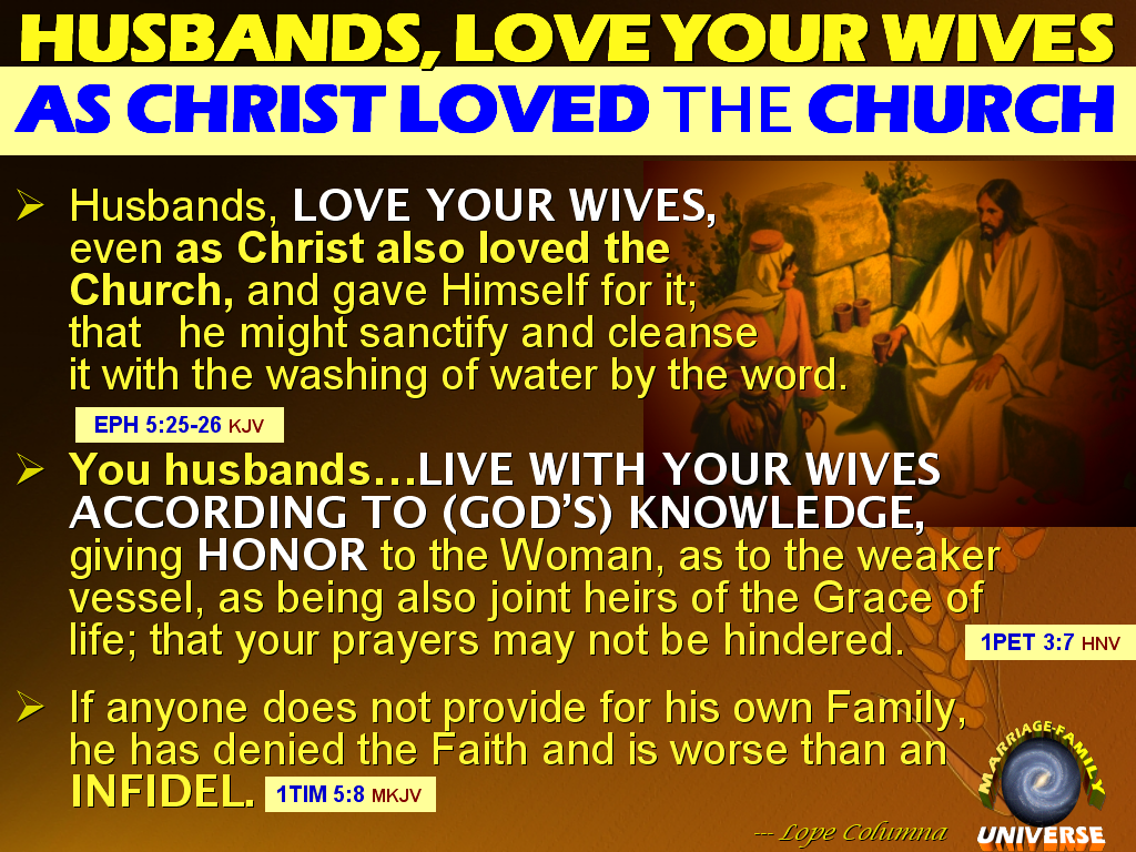 Husband wife bible obey 14 Characteristics