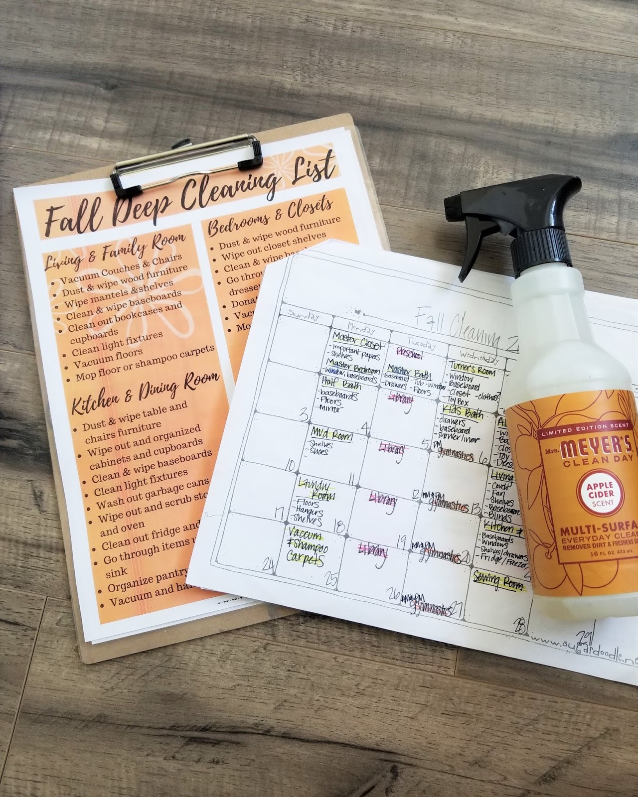 Quick And Easy Fall Deep Cleaning Checklist Sew Simple Home