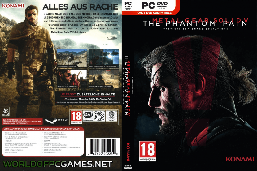 Top Maker Metal Gear Solid V The Phantom Pain Pc Game Download Free