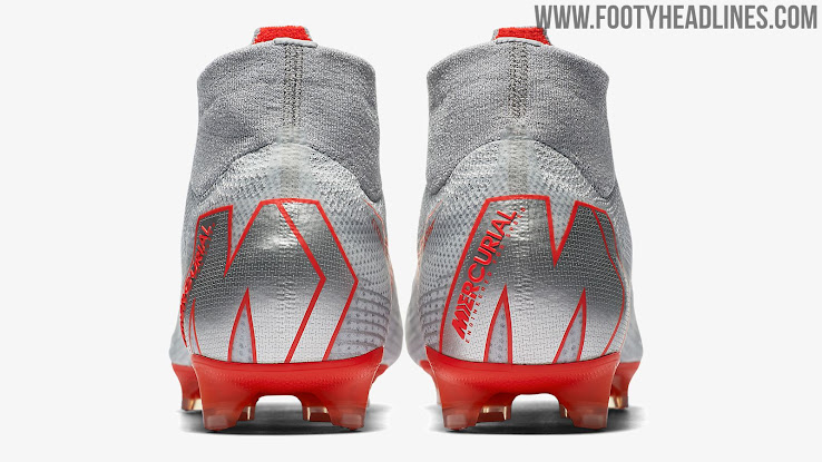 nike mercurial superfly grey and red