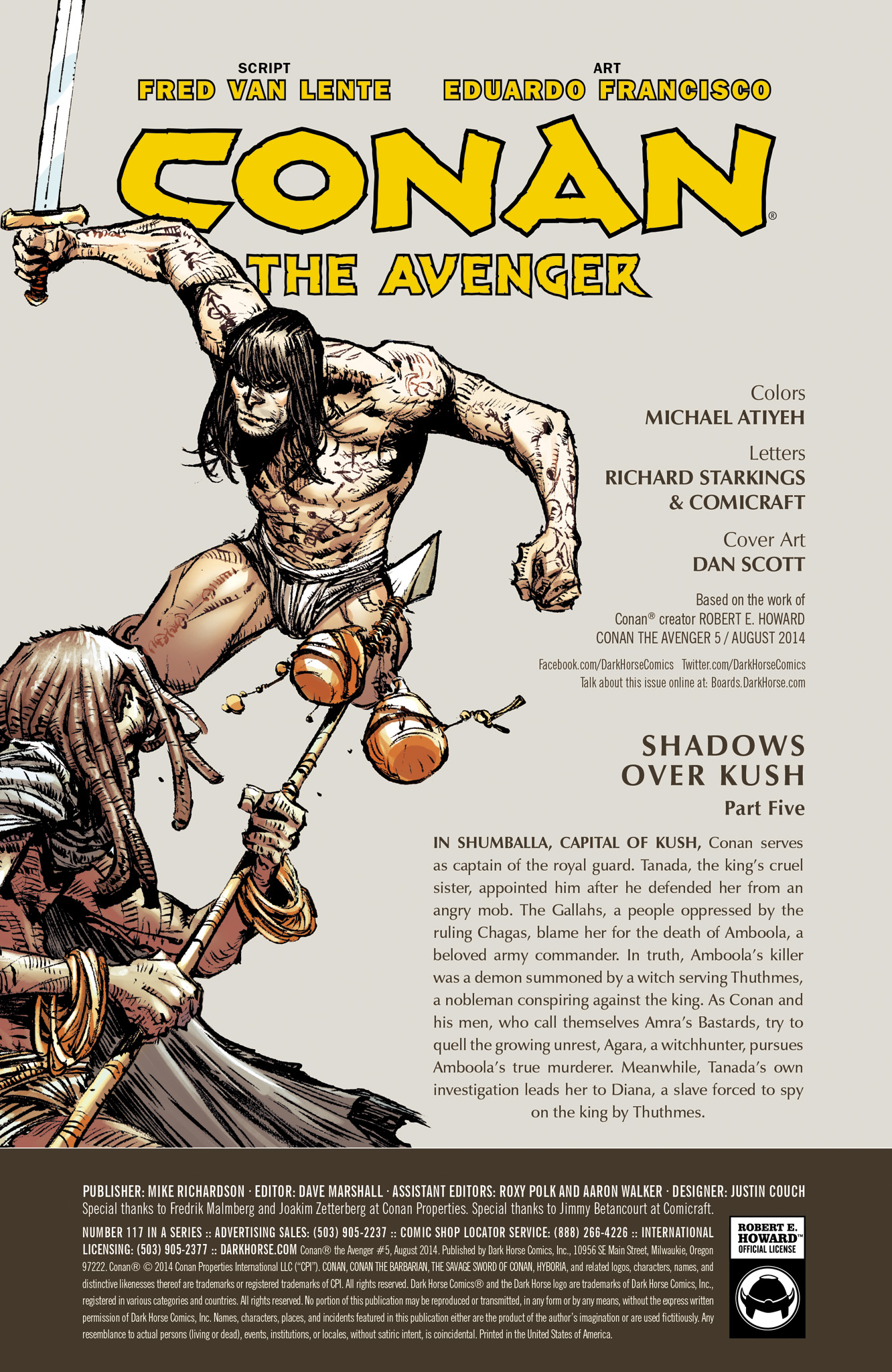 Read online Conan the Avenger comic -  Issue #5 - 2