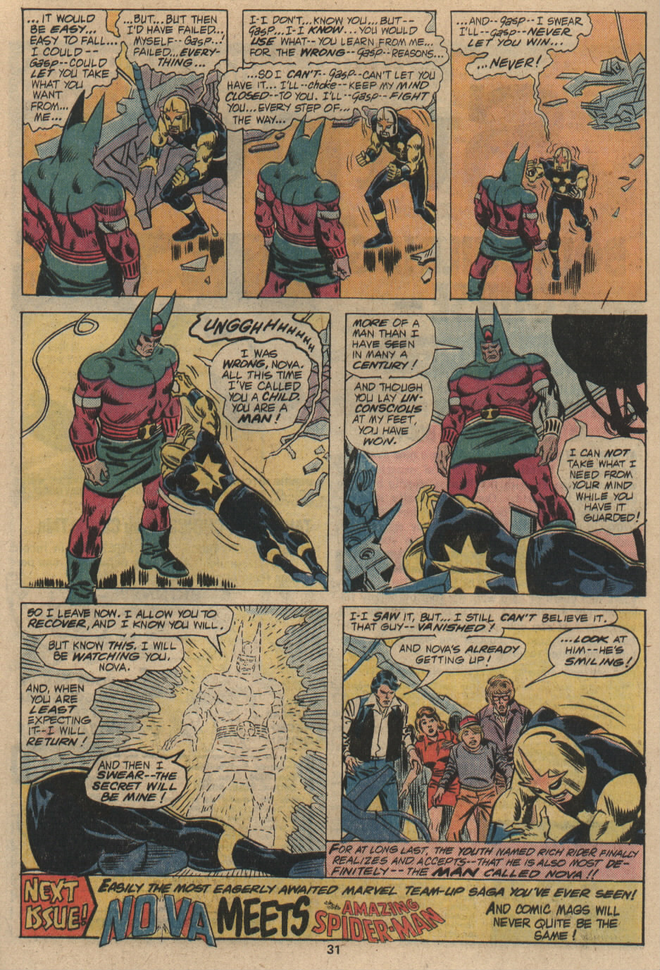 Read online Nova (1976) comic -  Issue #11 - 19
