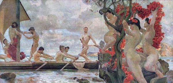 Otto Greiner - Ulysses and the Sirens