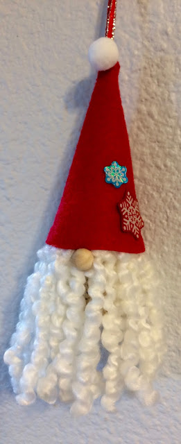 Tutorial christmas gnome Kathy's Art Project Ideas: Santa Gnome Ornament DIY
