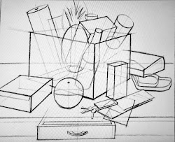 drawing form hand through shapes lines objects constructive comes basic drawings using sketching still drawn lessons example practice cube exercise