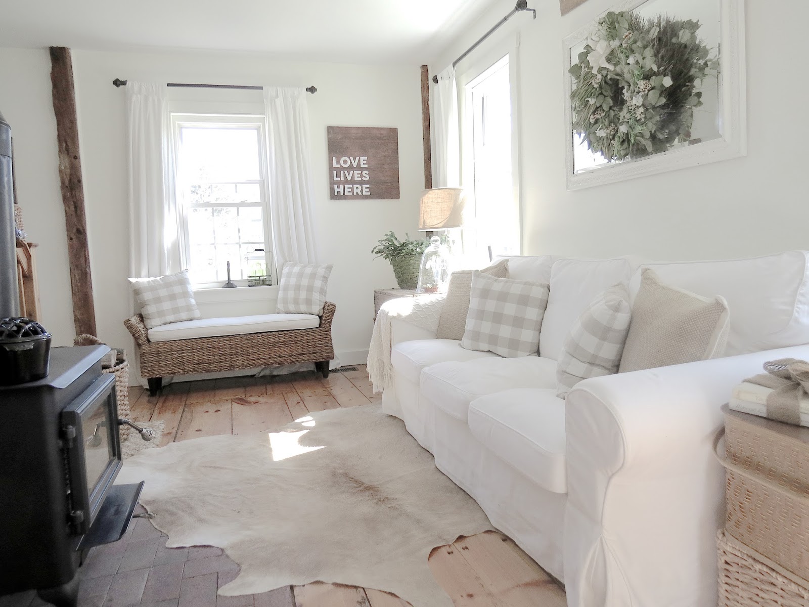 The Long Awaited Home Quieting the Living Room for the Warmer Months