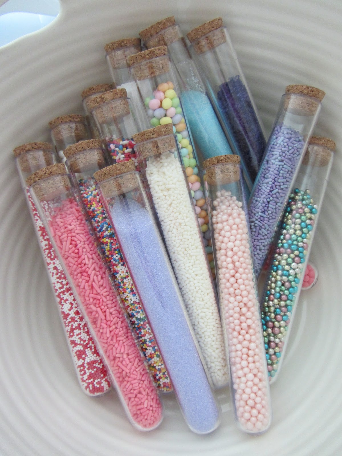 Moments of Delight...Anne Reeves Cookie Sprinkles in Test Tubes