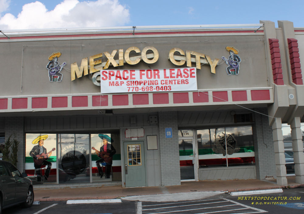 NEXT STOP...DECATUR Mexico City Restaurant space for Lease