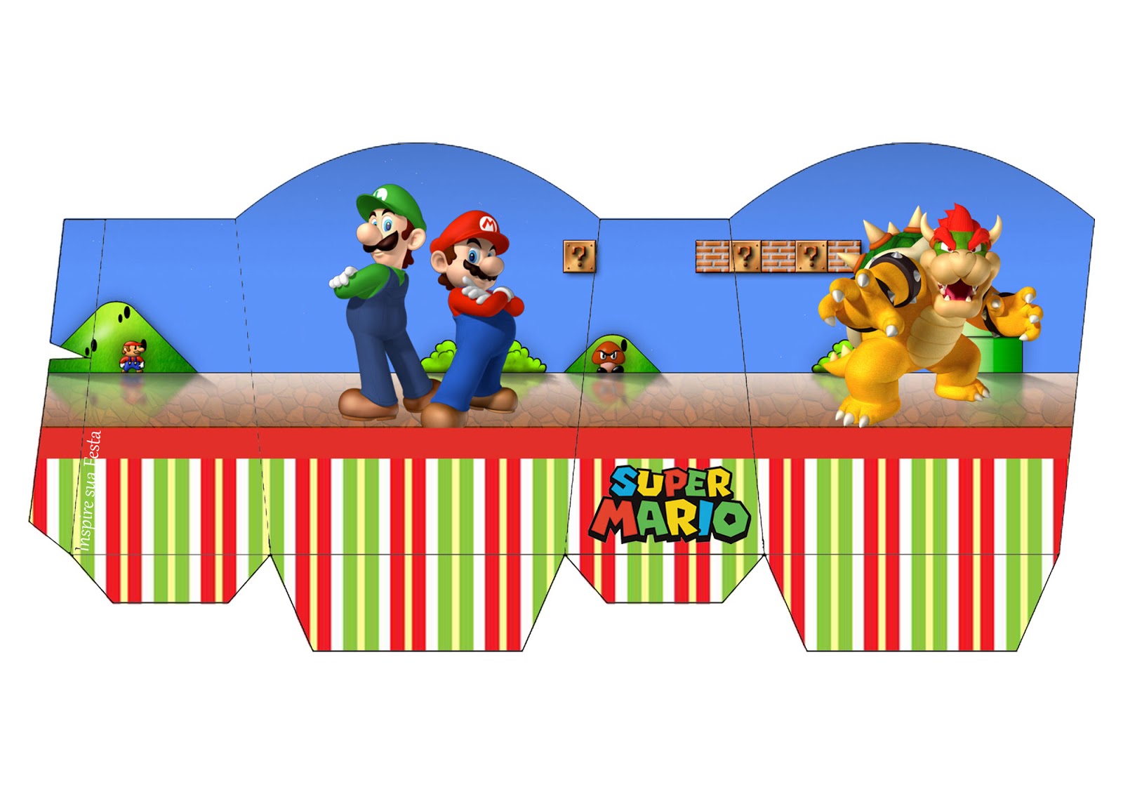 Fiestas Bonitas - Decoraciones de Mario Bros para fiesta