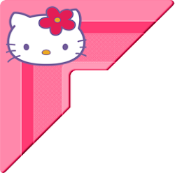 hello kitty borders border backgrounds oh party clipart background pretty fiesta diys printables decoration check