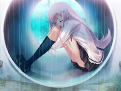 sad anime crying lonely cry rain manga its sadness