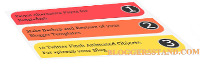 how to Add Custom Multi-Color Popular Posts Widget In Blogger