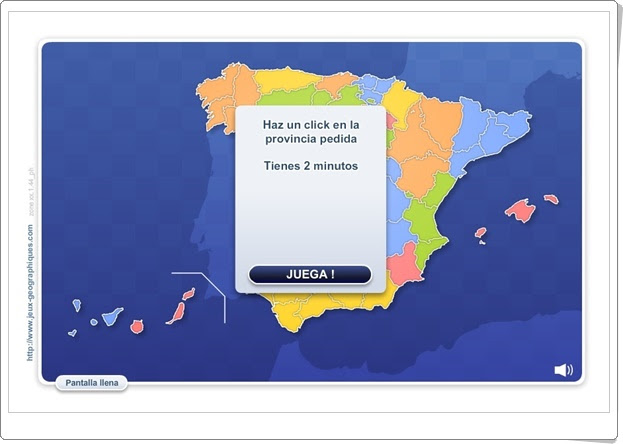 "Provincias de España" (Juego de Geografía)