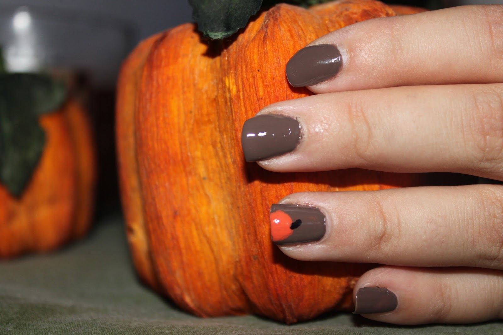Pumpkin Nails A Beautiful Heart
